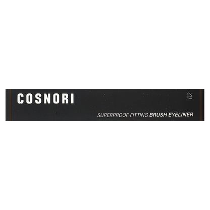 Cosnori, Superproof Fitting Brush Eyeliner, 02 Black Brown, 0.02 fl oz (0.6 g)