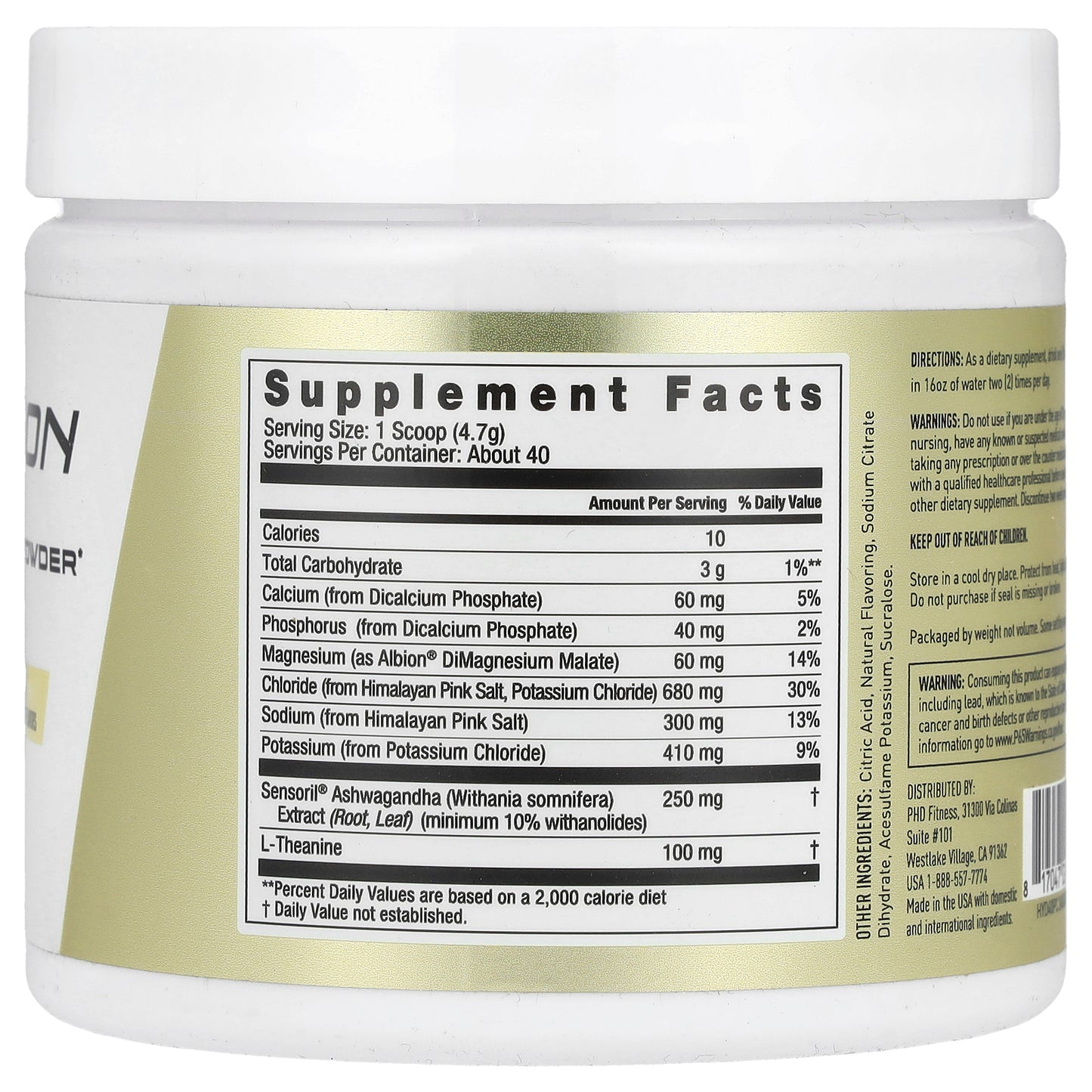 JYM Supplement Science, Hydration, Electrolyte Powder, Pina Colada, 6.6 oz (188 g)