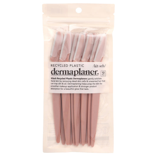 Kitsch, Recycled Plastic Dermaplaner, Terracotta, 12 Pieces