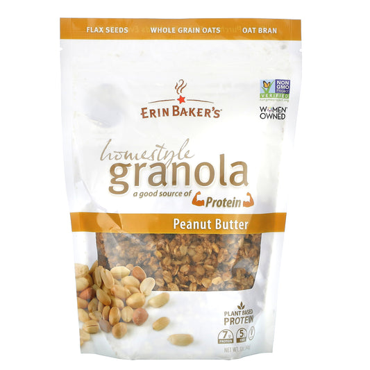 Erin Baker's, Homestyle Granola, Peanut Butter, 12 oz (340 g)