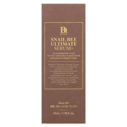 Benton, Snail Bee Ultimate Serum +, 1.18 fl oz (35 ml)