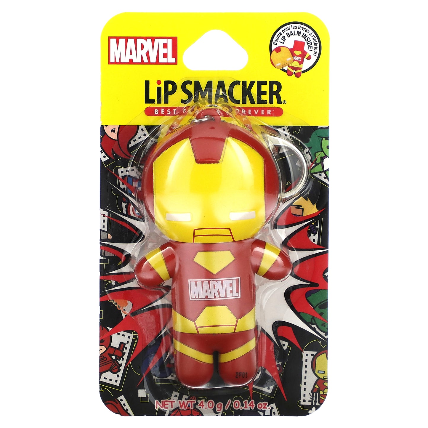 Lip Smacker, Marvel Iron Man, Lip Balm, Billionaire Punch, 0.14 oz (4 g)