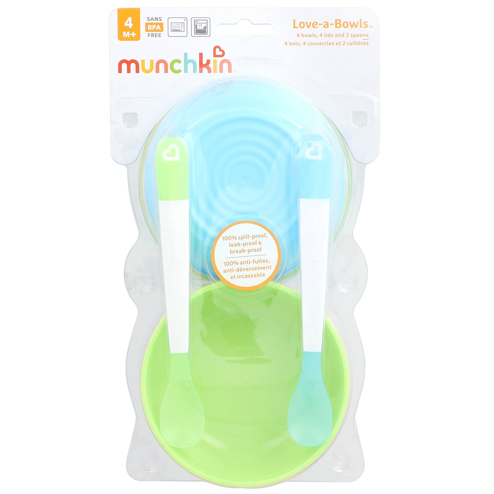 Munchkin, Love-a-Bowls™, 4 Months+, 10 Piece Set