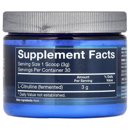 BodyTech, L-Citrulline, Fermented, Unflavored, 3.17 oz (90 g)