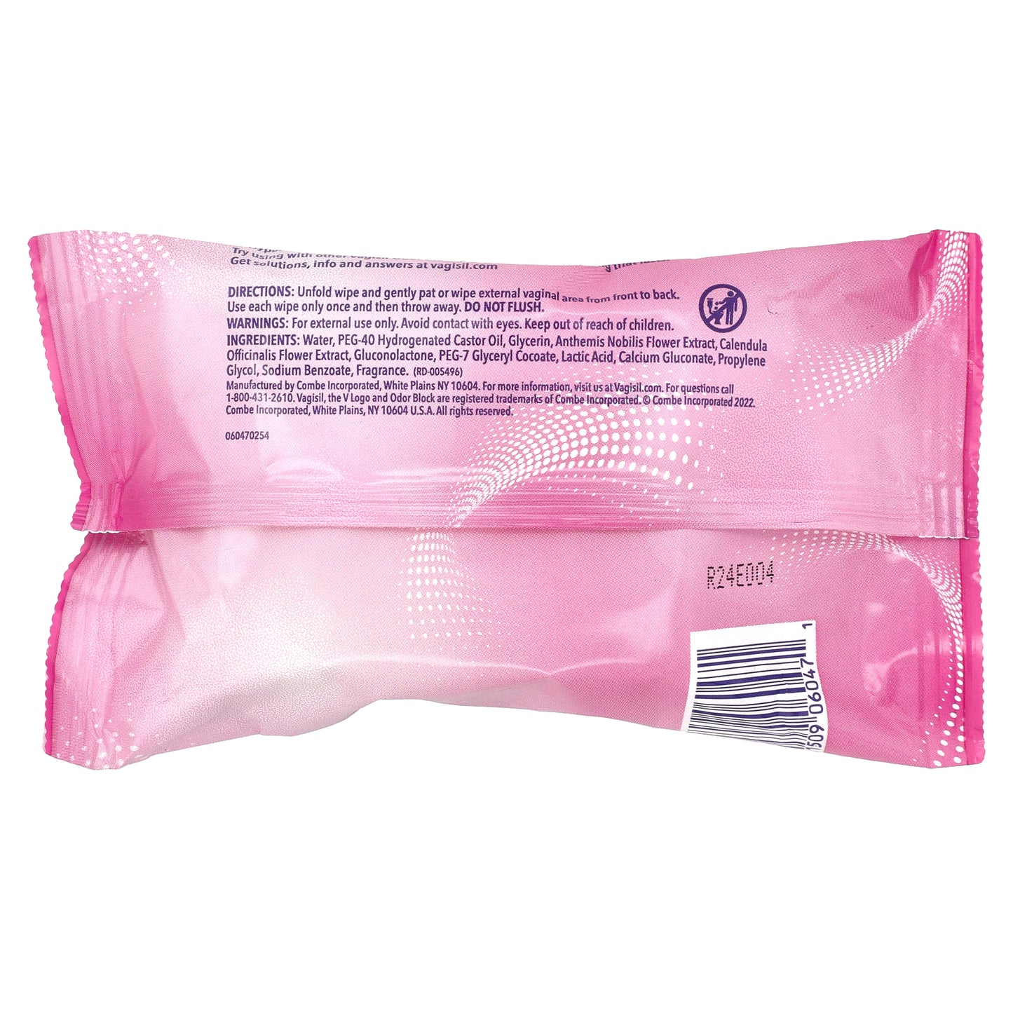 Vagisil, Odor Block® Daily Freshening Wipes,  20 Soft, Disposable Wipes