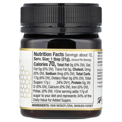 Wedderspoon, Raw Manuka Honey, MGO 850+, 8.8 oz (250 g)