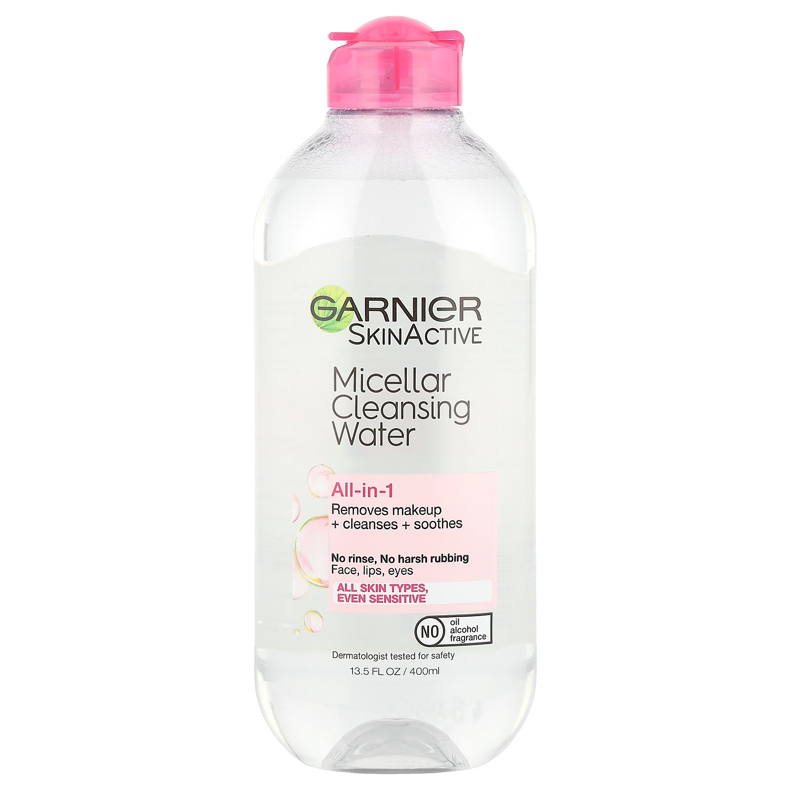 Garnier, SkinActive, All-in-1 Micellar Cleansing Water, All Skin Types, 13.5 fl oz (400 ml)