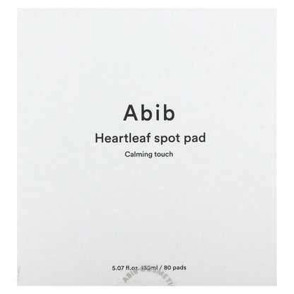 Abib, Heartleaf Spot Pad, 80 Pads, 5.07 fl oz (150 ml)