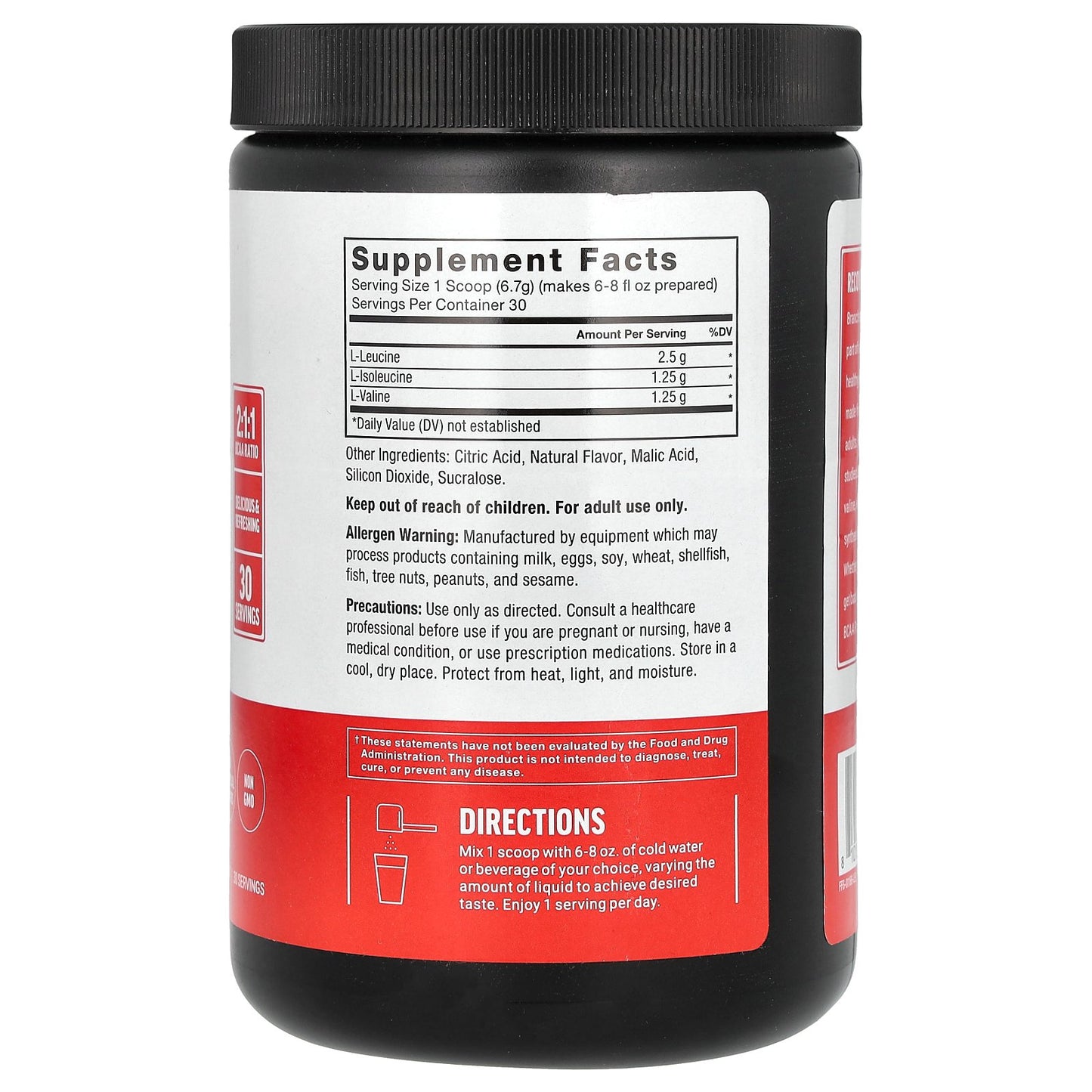 Force Factor, BCAA Powder, Cherry Limeade, 7.1 oz (201 g)