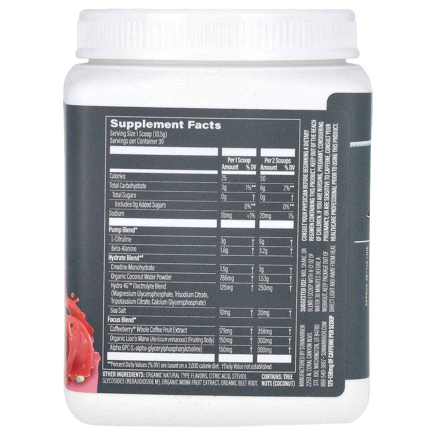 Sunwarrior, Sport, Active Pre-Workout, Watermelon, 11.1 oz (315 g)