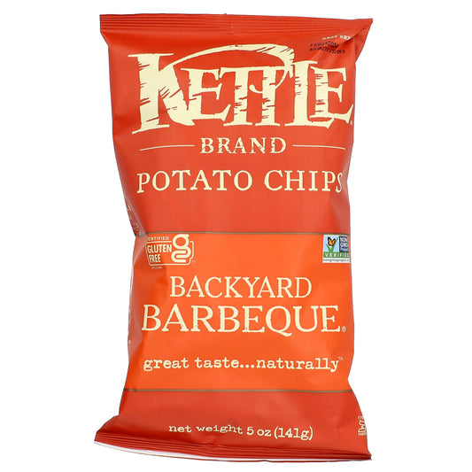 Kettle Foods, Potato Chips, Backyard Barbeque, 5 oz (141 g)