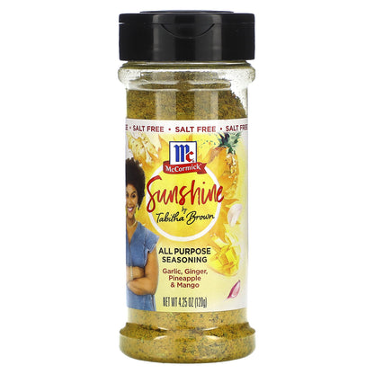 McCormick, All Purpose Seasoning, Sunshine by Tabitha Brown, Salt Free, 4.25 oz (120 g)