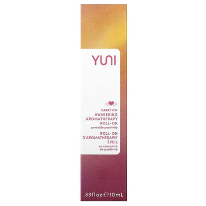 Yuni Beauty, Carry OM, Awakening Aromatherapy Roll-On, Portable Positivity, 0.33 fl oz (10 ml )