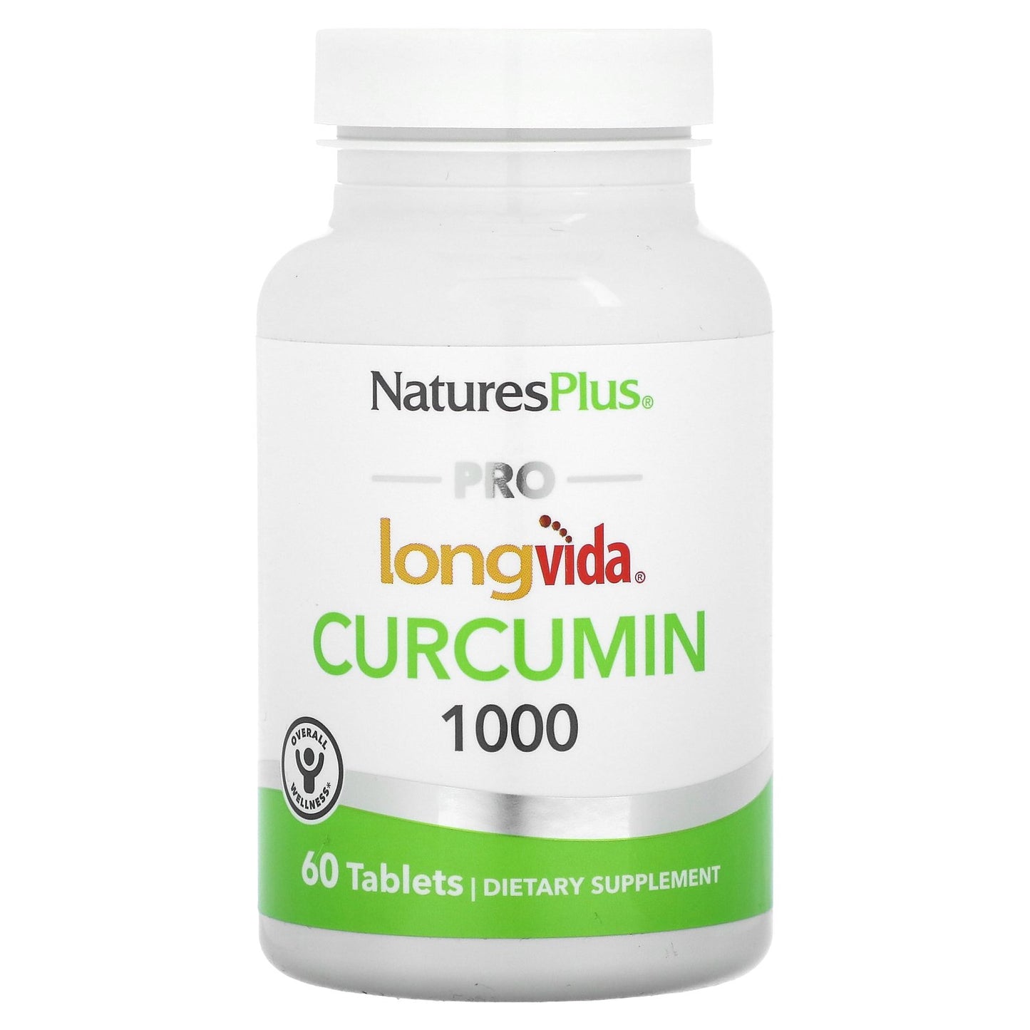 NaturesPlus, Pro Longvida Curcumin 1000, 1,000 mg, 60 Tablets