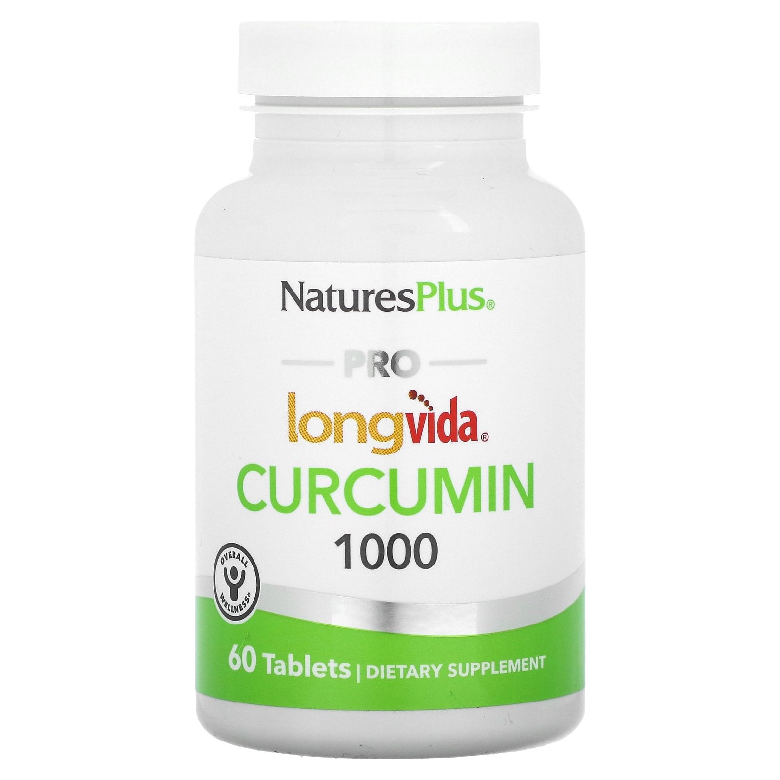 NaturesPlus, Pro Longvida Curcumin 1000, 1,000 mg, 60 Tablets