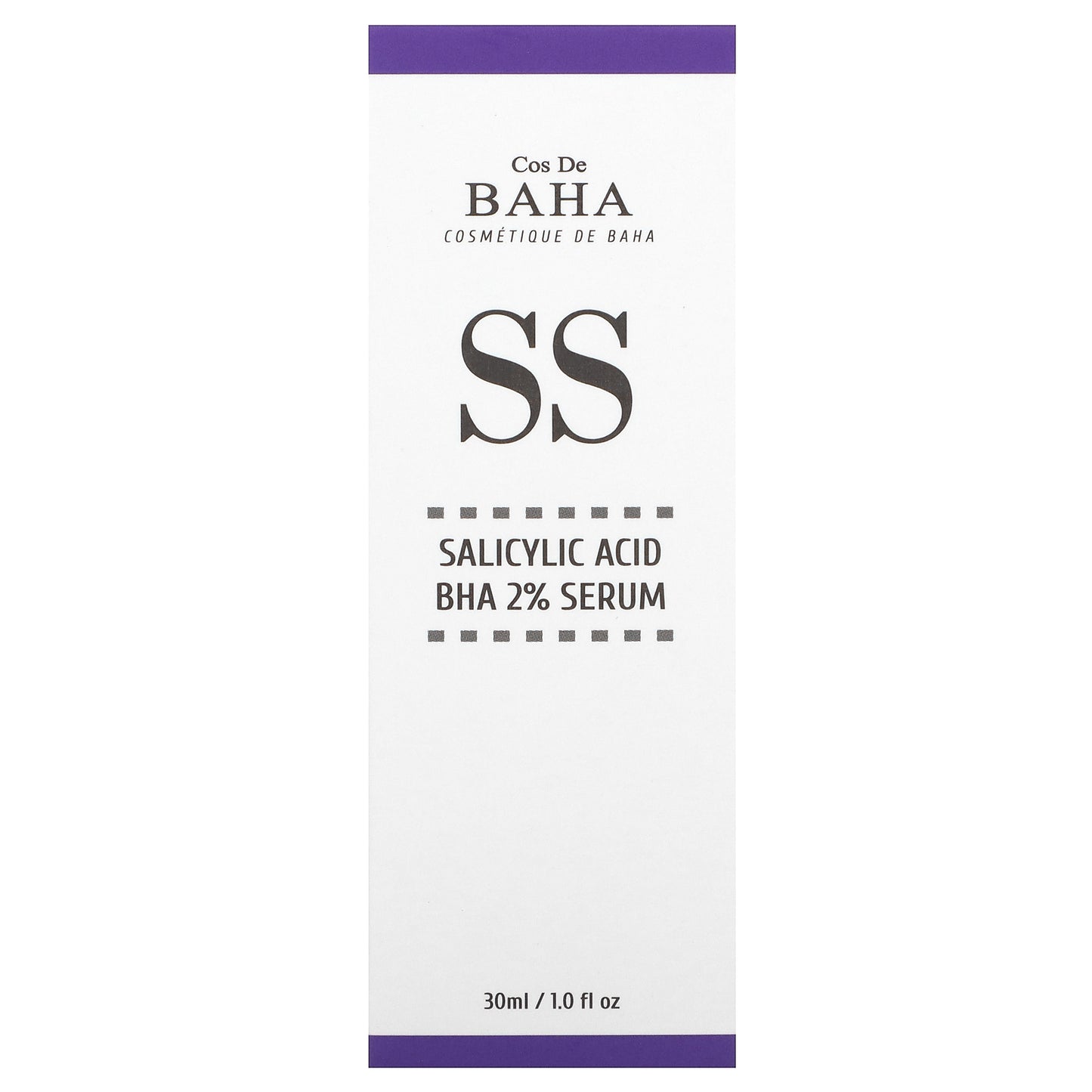 Cos De BAHA, SS, Salicylic Acid BHA 2% Serum, 1 fl oz (30 ml)