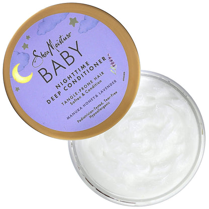 SheaMoisture, Baby, Nighttime Deep Conditioner, Manuka Honey & Lavender, 12 fl oz (340 ml)