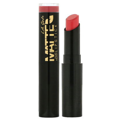 L.A. Girl, Matte Flat Velvet Lipstick, GLC813 Hush, 0.1 oz (3 g)