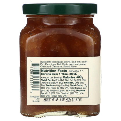 Stonewall Kitchen, Cinnamon Pear Jam, 12 oz (340 g)