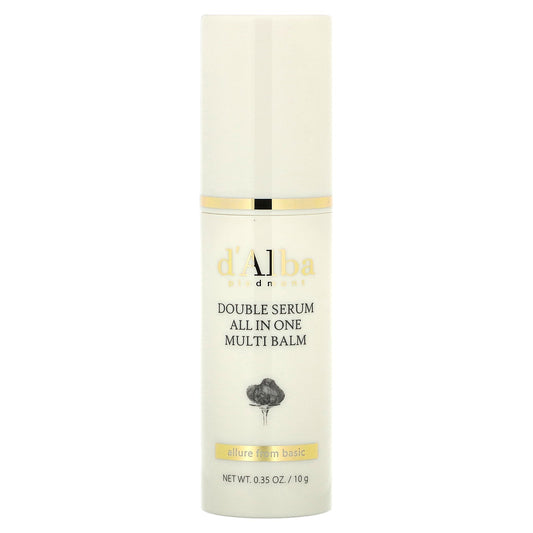 d'Alba, Double Serum All in One Multi Balm, 0.35 oz (10 g)