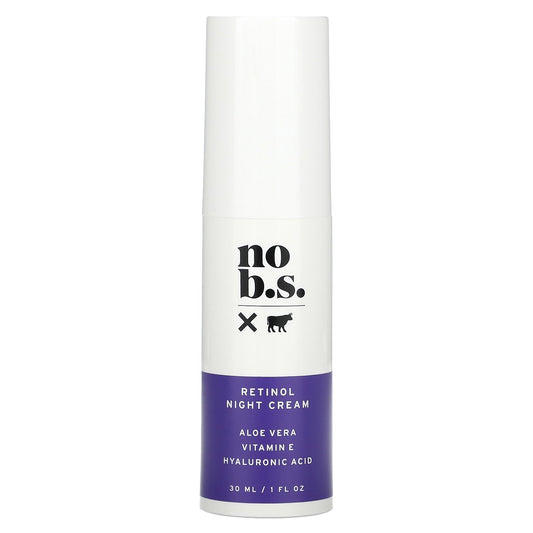 No BS Skincare, Retinol Night Cream, 1 fl oz (30 ml)