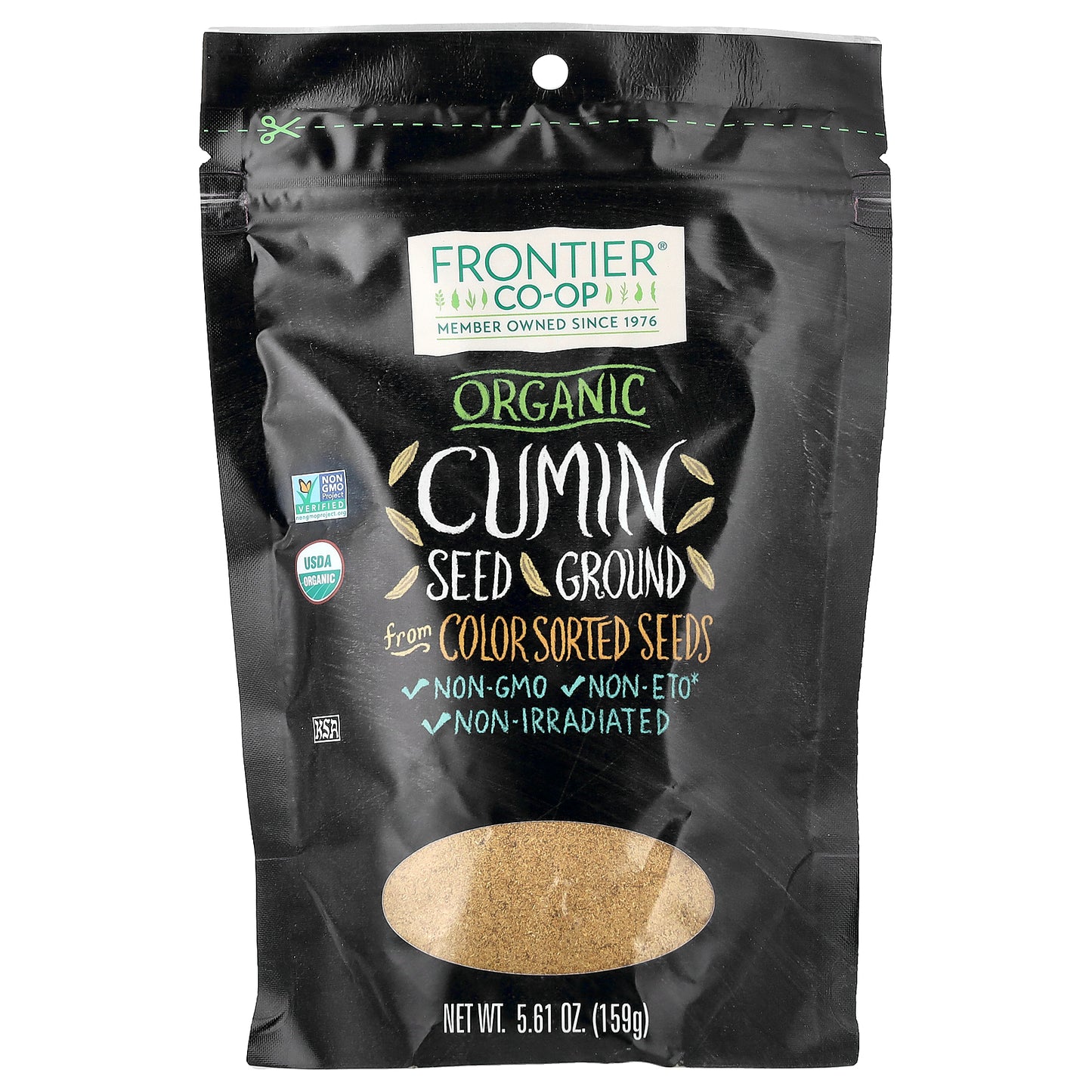 Frontier Co-op, Organic Cumin Seed, Ground, 5.61 oz (159 g)