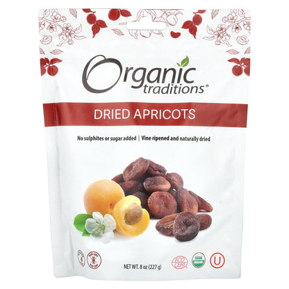 Organic Traditions, Dried Apricots, 8 oz (227 g)