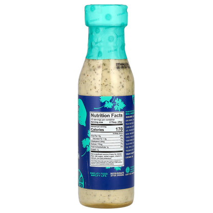 Tessemae's, Pantry, Organic Dressing & Dip, Cilantro Lime Ranch, 10 fl oz (296 ml)