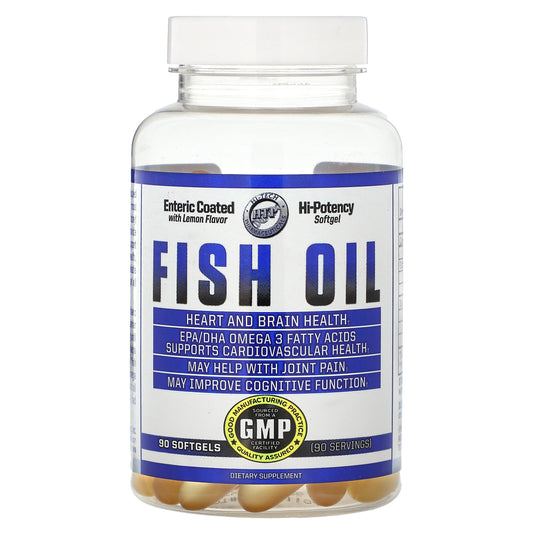 Hi Tech Pharmaceuticals, Fish Oil, Lemon, 690 mg, 90 Softgels