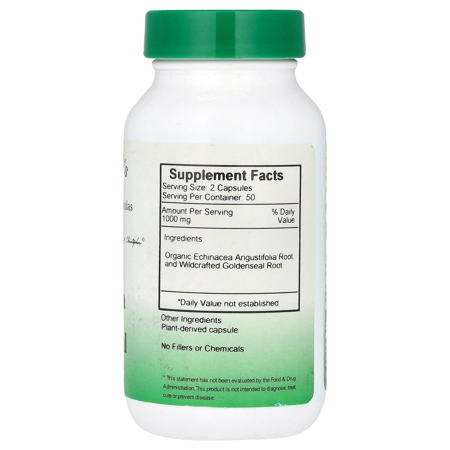 Christopher's Original Formulas, Echinacea & Goldenseal, 100 Vegetarian Caps