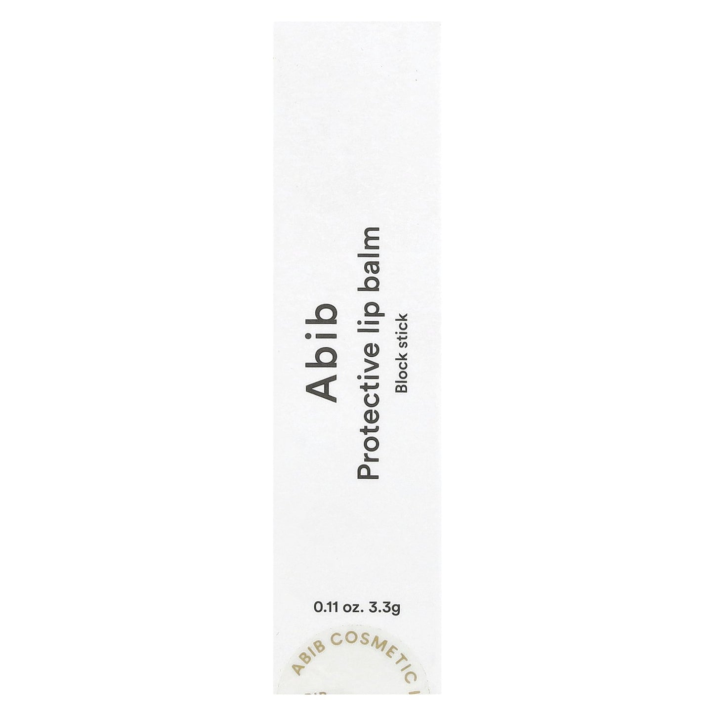 Abib, Protective Lip Balm, Block Stick, SPF15, 0.11 oz (3.3 g)