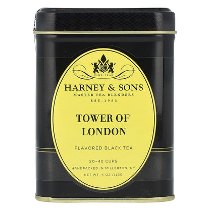 Harney & Sons, Flavored Black Tea, Tower of London, 4 oz (112 g)