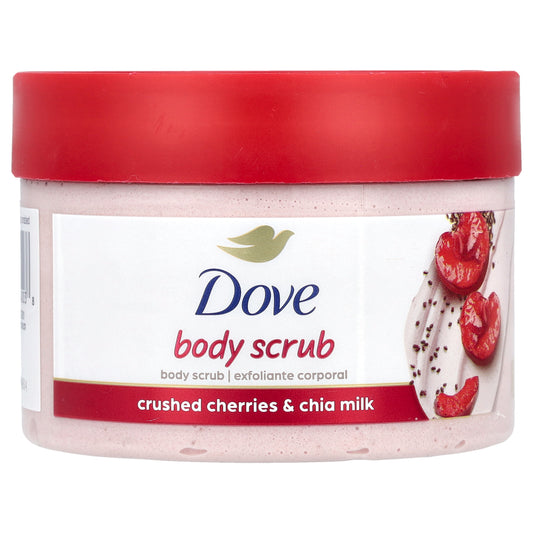 Dove, Body Scrub, Crushed Cherries & Chia Milk, 10.5 oz (298 g)