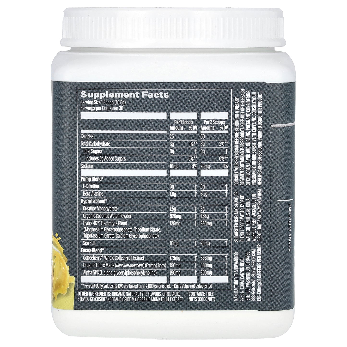 Sunwarrior, Sport, Active Pre-Workout, Yuzu Mango, 11.1 oz (315 g)