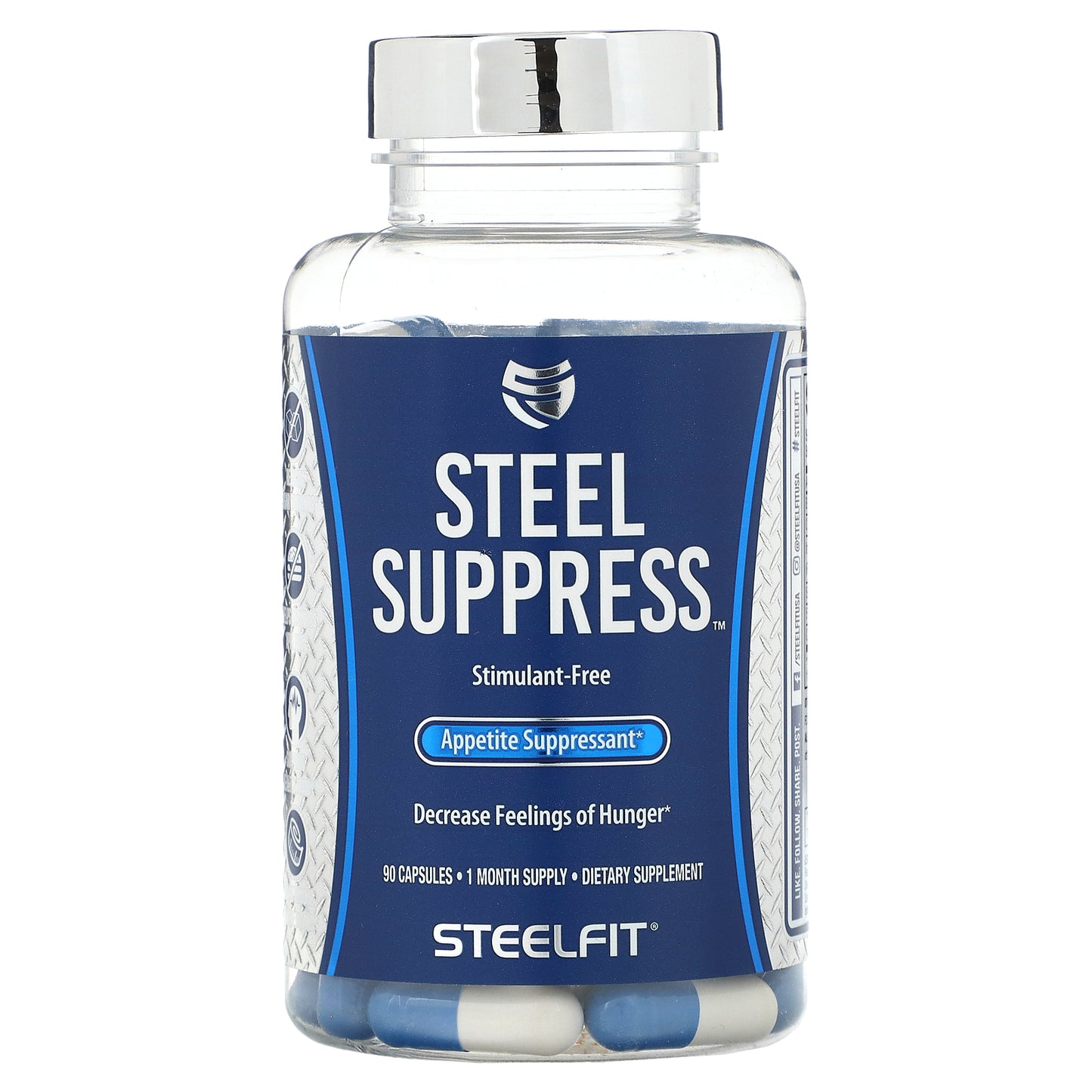 SteelFit, Steel Suppress, Appetite Suppressant, 90 Capsules