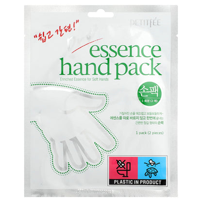 Petitfee, Dry Essence Hand Pack, 1 Pair