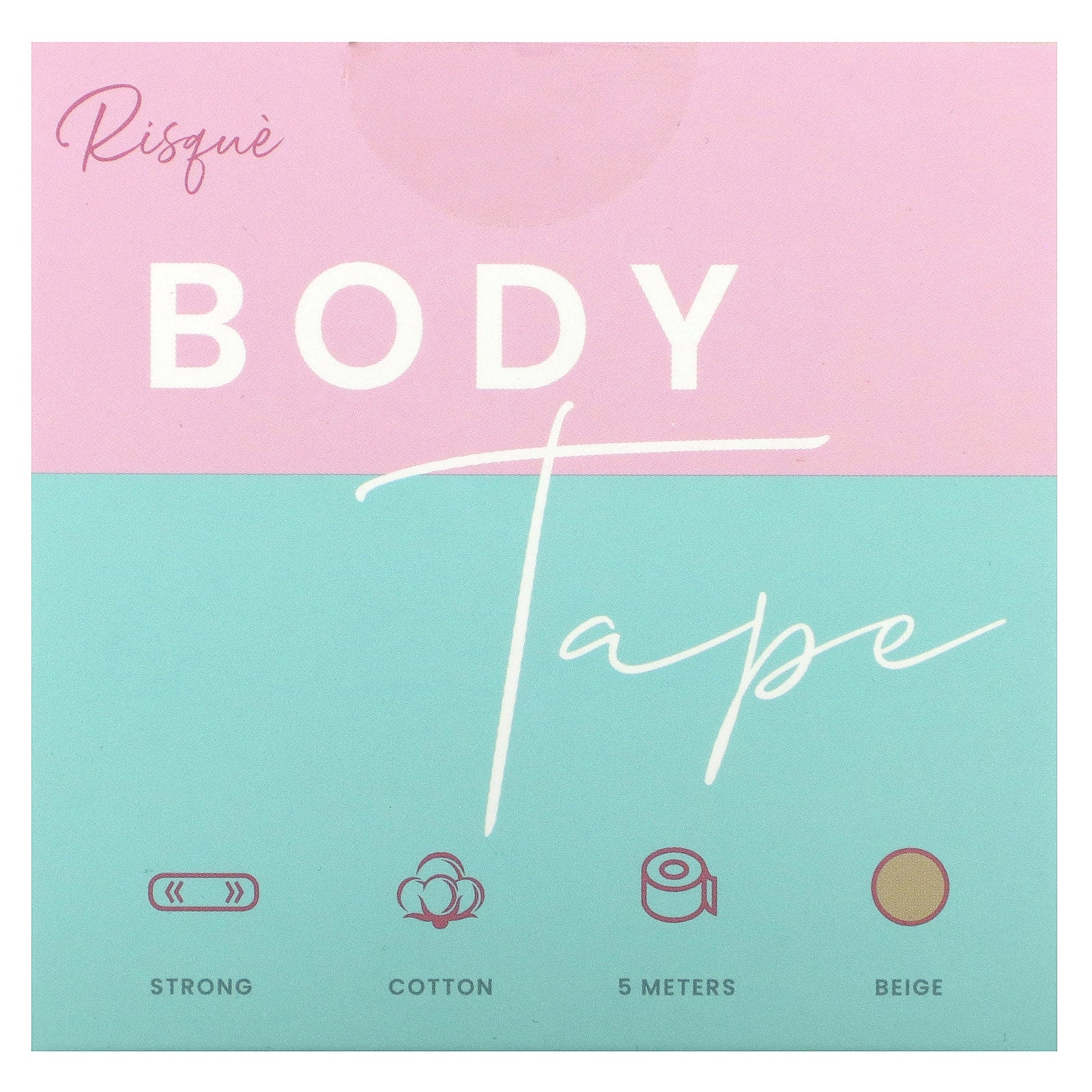 Risque, Body Tape, Beige, 1 Roll, 5 Meters