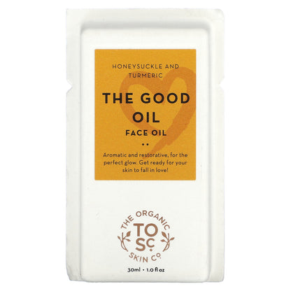 The Organic Skin Co., The Good Oil, Face Oil, Honeysuckle and Turmeric, 1 fl oz (30 ml)