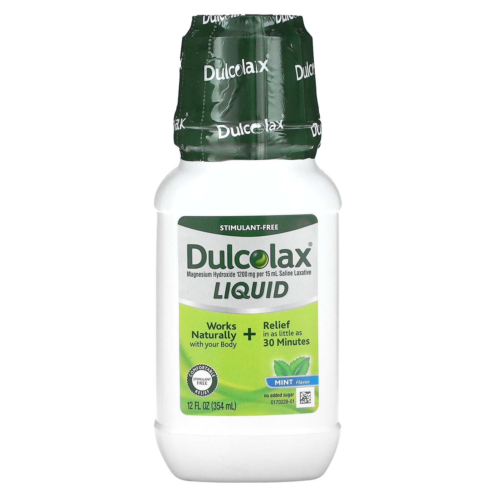 Dulcolax, Liquid Laxative, Mint, 12 fl oz (354 ml)