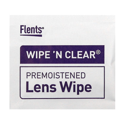 Flents, Wipe 'N Clear, Pre-Moistened Lens Wipes, 100 Wipes