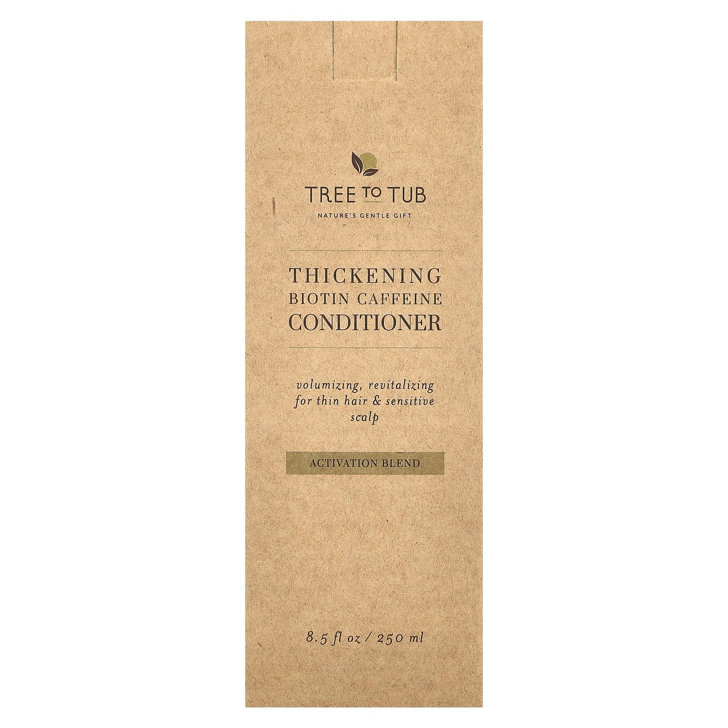 Tree To Tub, Thickening Biotin Caffeine Conditioner, 8.5 fl oz (250 ml)