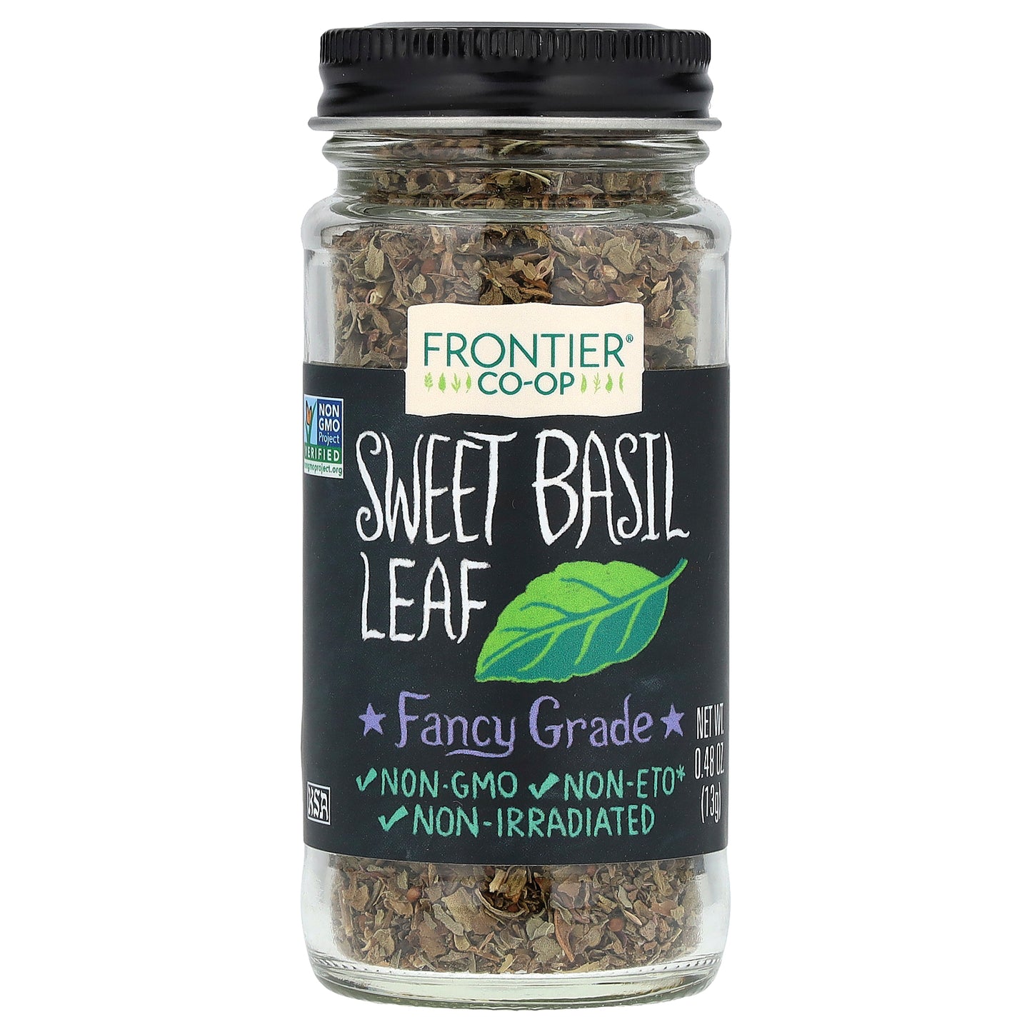 Frontier Co-op, Sweet Basil Leaf , 0.48 oz (13 g)