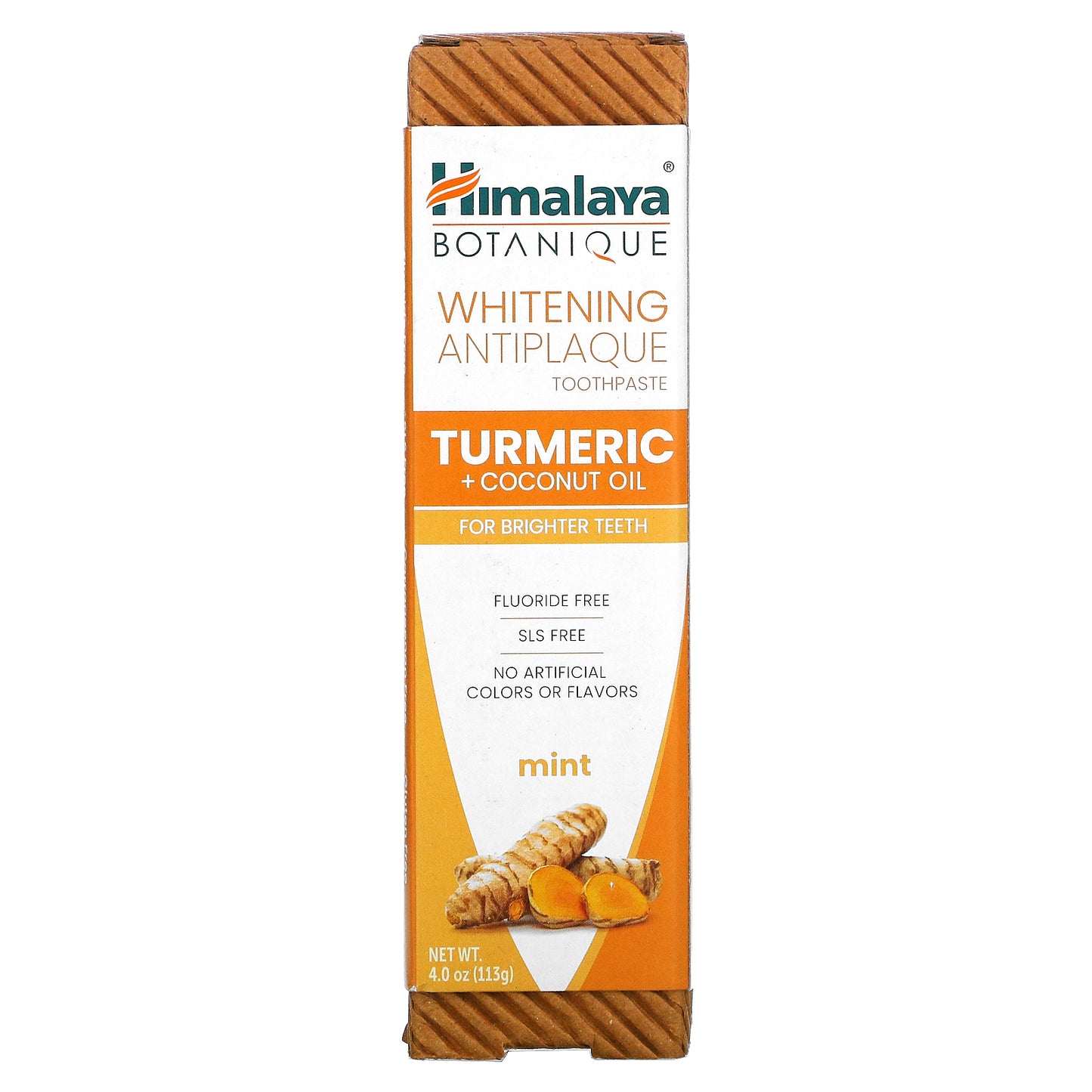 Himalaya, Whitening Antiplaque Toothpaste, Turmeric + Coconut Oil, Mint ,  4 oz ( 113 g)