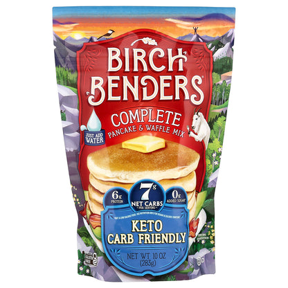 Birch Benders, Complete Pancake & Waffle Mix, Keto, 10 oz (283 g)