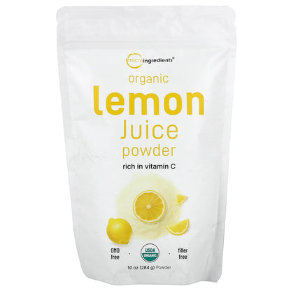 Micro Ingredients, Organic Lemon Juice Powder, 10 oz (284 g)