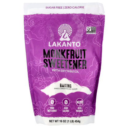 Lakanto, Monkfruit Sweetener with Erythritol, Baking, 16 oz (454 g)