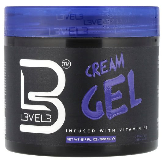 Level 3, Cream Gel, Infused with Vitamin B5, 16.9 fl oz (500 ml)