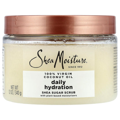 SheaMoisture, Daily Hydration Shea Sugar Scrub, 100% Virgin Coconut Oil, 12 oz (340 g)