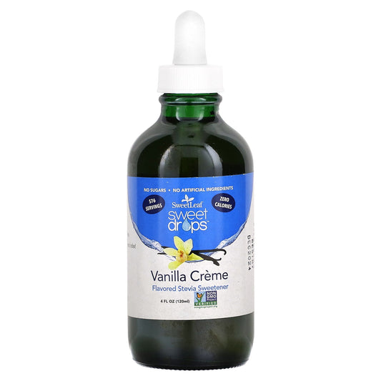 SweetLeaf Stevia, Sweet Drops, Vanilla Creme, 4 fl oz (120 ml)