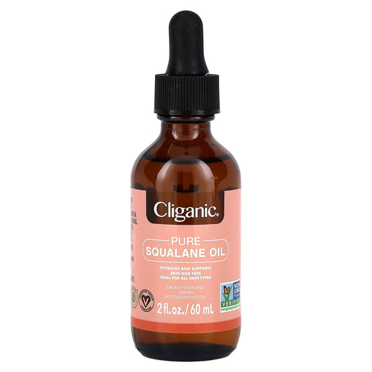 Cliganic, 100% Pure & Natural Squalane Oil, 2 fl oz (60 ml)